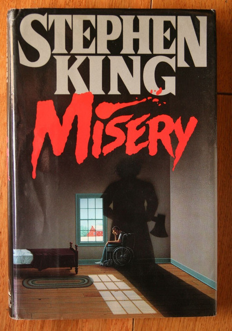 MISERY by Stephen King 1987 HC/DJ $18.95 Dust Jacket VIKING