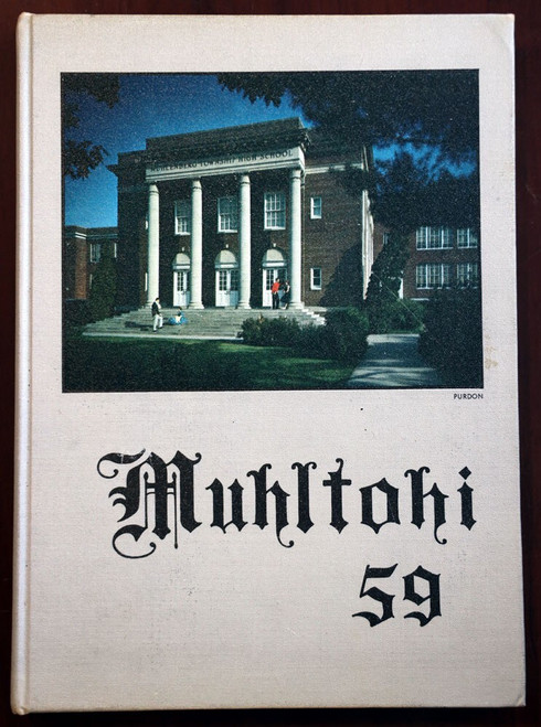 MUHLTOHI 1959 Muhlenberg Township High School Yearbook Berks Co. Laureldale, PA