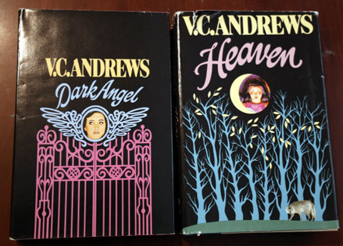 HEAVEN + DARK ANGEL by V.C. Andrews HARDCOVER Book Lot Casteel Family Novels