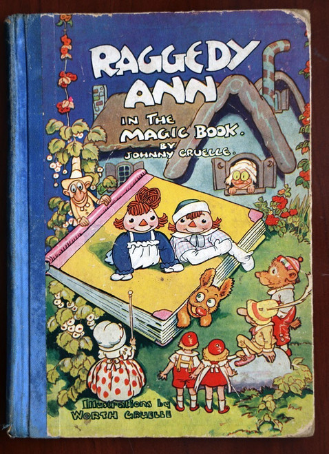 RAGGEDY ANN in the Magic Book by Johnny Gruelle 1939 Vintage Hardcover WORTH