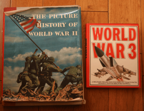 The Picture History of World War II 1939-1945 (1946) + WORLD WAR 3 (1983) HC/DJ