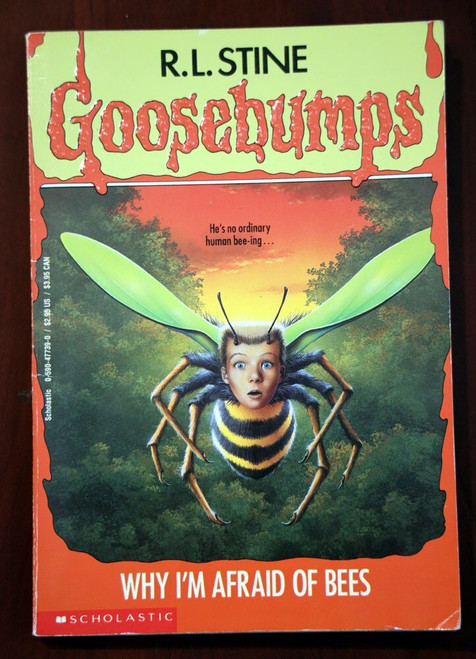 GOOSEBUMPS Why I'm Afraid of Bees by R.L. Stine #17 Scholastic Paperback 1st/2nd