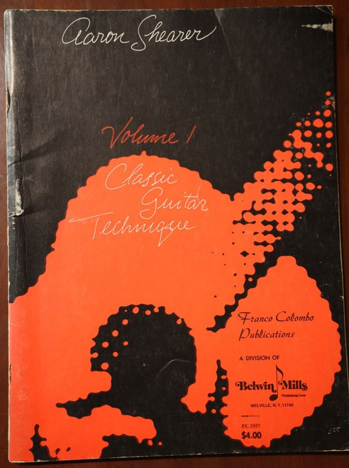AARON SHEARER Volume 1 CLASSIC GUITAR TECHNIQUE 1937 Vintage Sheet Music Songs