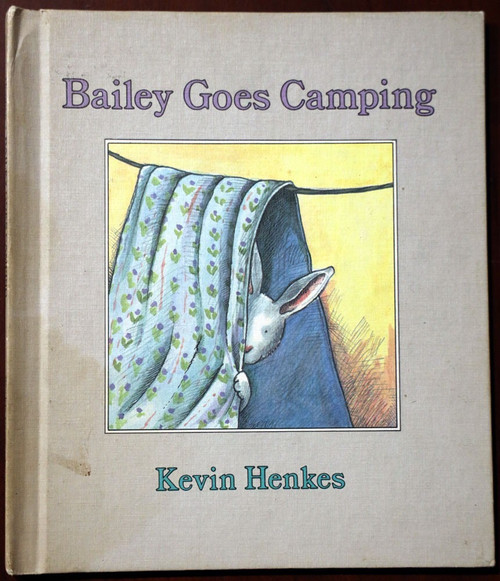 Bailey Goes Camping by Kevin Henkes 1985 Vintage Weekly Reader Hardcover