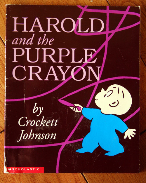 HAROLD AND THE PURPLE CRAYON by Crockett Johnson 1999 Scholastic Paperback 