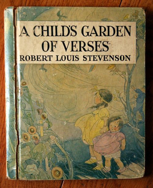 A Child's Garden of Verses by Robert Louis Stevenson 1937 Rand McNally VINTAGE