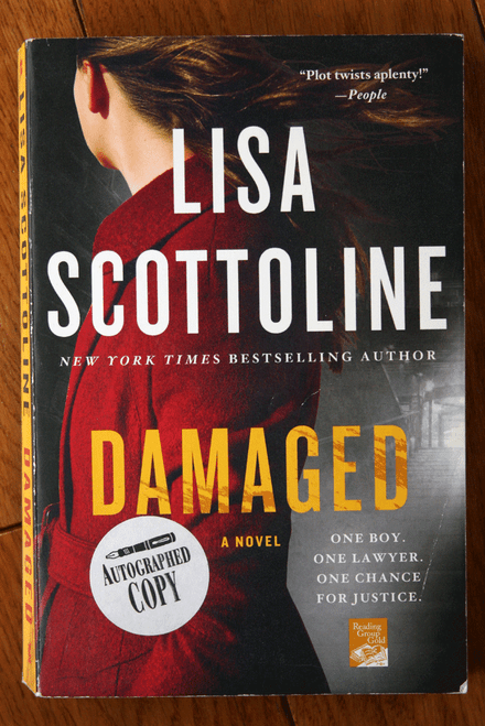 DAMAGED by Lisa Scottoline SIGNED AUTOGRAPHED COPY 2017 Paperback