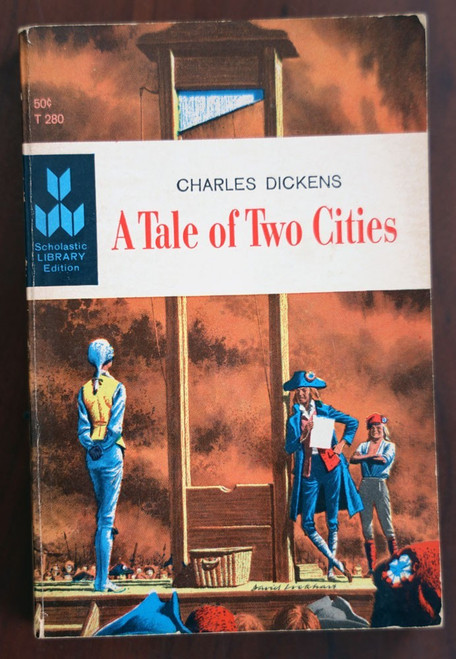 A Tale of Two Cities by Charles Dickens 1964 Vintage Scholastic Paperback T 280