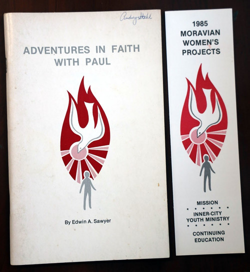 Adventures in Faith with Paul by Edwin A. Sawyer 1984 Moravian Church Booklet