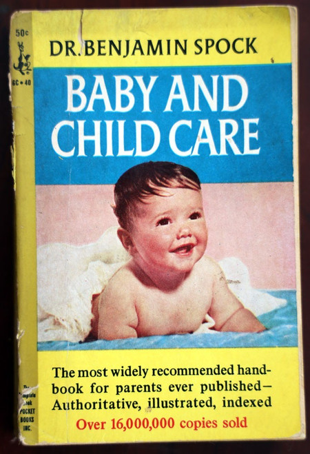 BABY AND CHILD CARE by Dr. Benjamin Spock 1965 Vintage Pocket Books Paperback