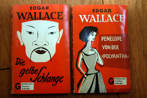 Penelope Von Der Polyantha + Die Gelbe Schlange by EDGAR WALLACE German VINTAGE
