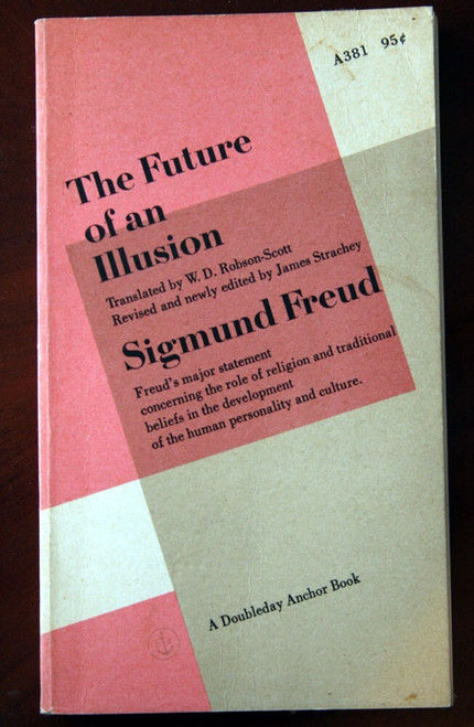 The Future of an Illusion by Sigmund Freud 1964 Vintage Anchor Books Paperback