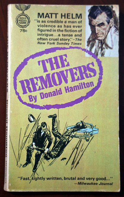 The Removers by Donald Hamilton 1961 Spy Novel Vintage Paperback MATT HELM