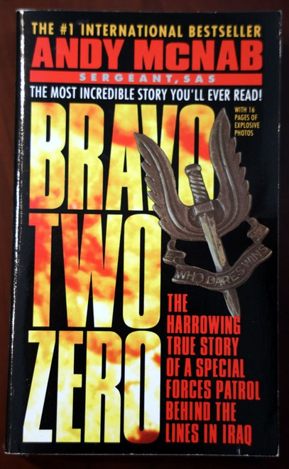 BRAVO TWO ZERO by Andy McNab 1994 Paperback IRAQ GULF WAR British Special Forces