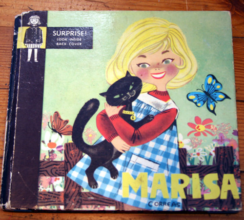 MARISA 1965 Vintage Children's Book - SURPRISE Look Inside Back Cover Fitzgerald