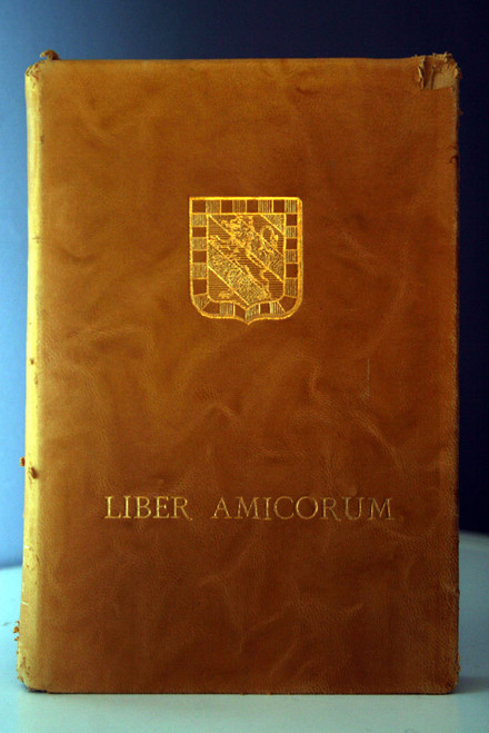 LIBER AMICORUM 1872-1972 St. Jan Berchmans Institut Avelgem DUTCH Leather-Bound