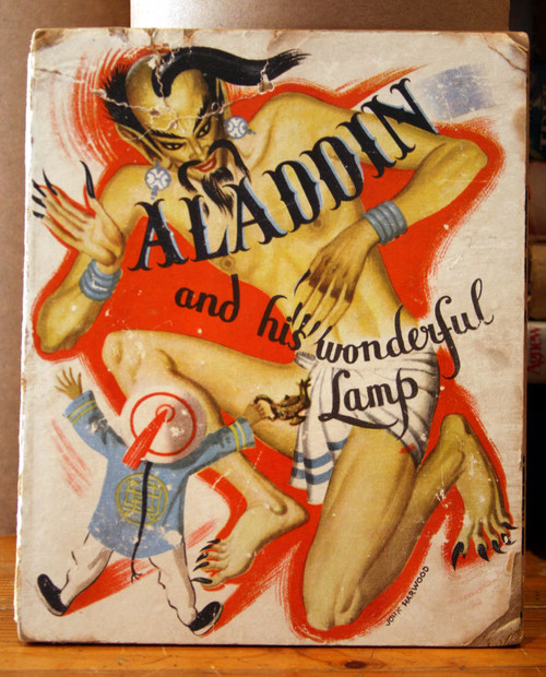 ALADDIN and His Wonderful Lamp 1947 John Harwood Porpoise Books VINTAGE Rare