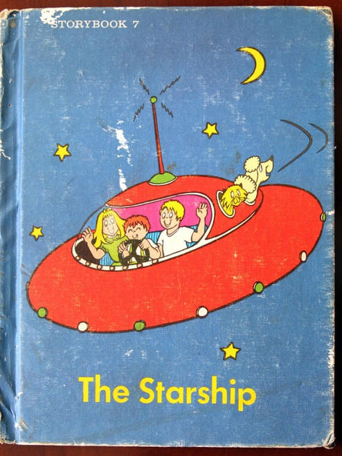 The Starship 1965 Storybook 7 Homeschool Reader Hardcover Vintage Book Sullivan