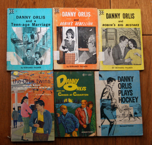 DANNY ORLIS Book Lot by Bernard Palmer Robin; Orlis Twins and High School Gang +