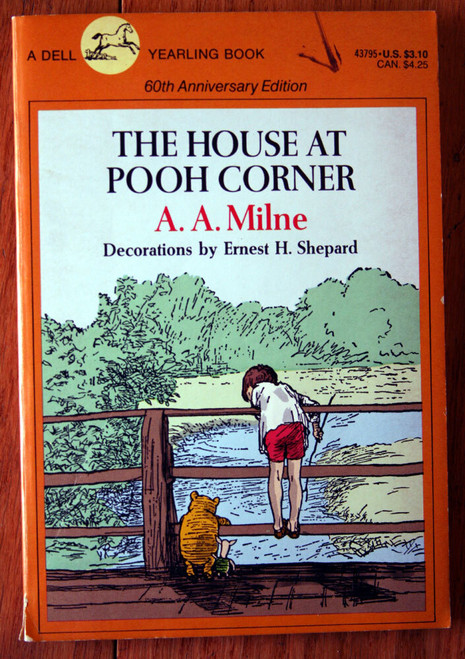 The House at Pooh Corner by A.A. Milne 1970 Dell Yearling Paperback [WINNIE]