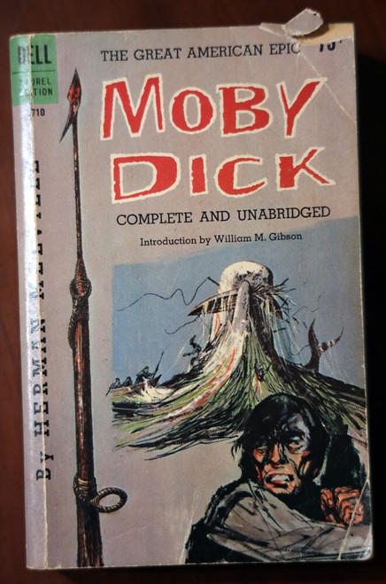 MOBY DICK by Herman Melville 1965 DELL Vintage Paperback Laurel Edition # 5710