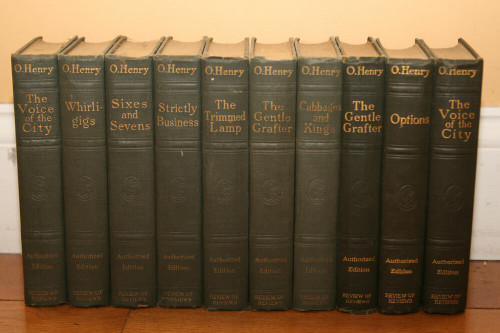 O. Henry 1919 Vintage Book Set Review of Reviews Authorized Edition 10 Volumes
