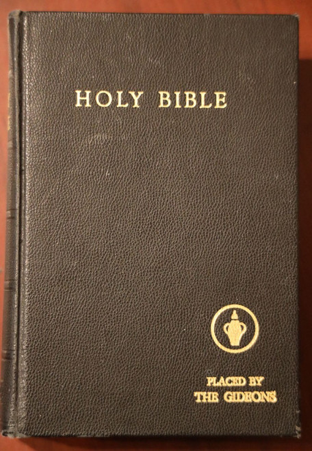 HOLY BIBLE KJV Self-Pronouncing Reference Edition GIDEONS NBP National Vintage