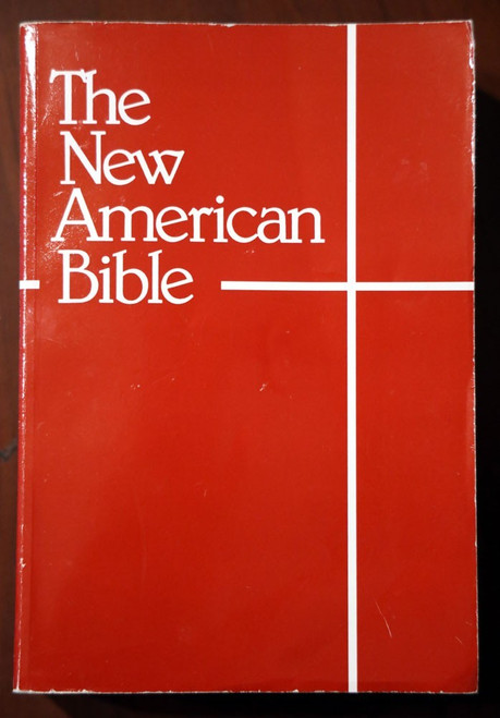 NEW AMERICAN BIBLE World Catholic Press #2401 Red Softcover 1991 NAB Revised