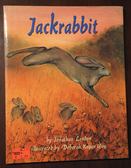 Jackrabbit by Jonathan London/Deborah Kogan Ray 1996 HC/DJ 1st Edition - Rabbits