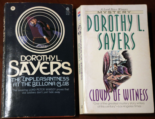 DOROTHY L SAYERS Unpleasantness at Bellona Club, Clouds of Witness Paperback Lot