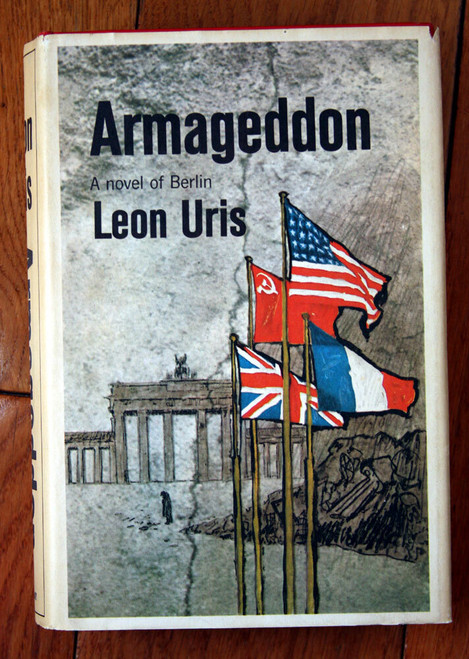 Armageddon: A Novel of Berlin by Leon Uris 1964 HC/DJ Vintage Book Club Edition