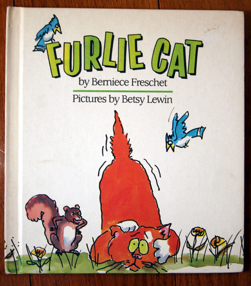 FURLIE CAT by Berniece Freschet & Betsy Lewin 1986 First Edition Weekly Reader