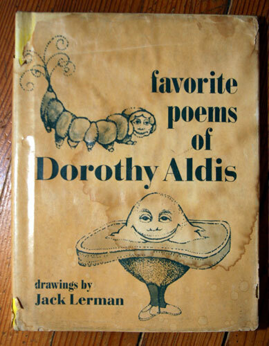 Favorite Poems by Dorothy Aldis 1970 HC/DJ Drawings by Jack Lerman RARE BOOK