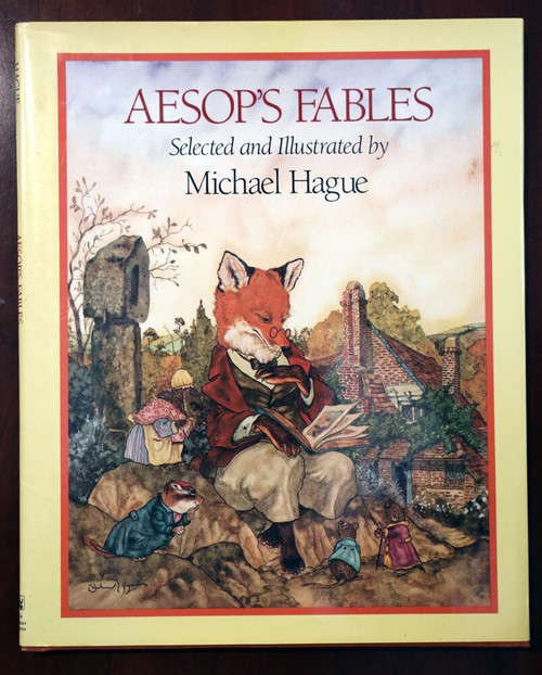 Aesop's Fables Illustrated by Michael Hague 1985 HC/DJ First Edition Vintage