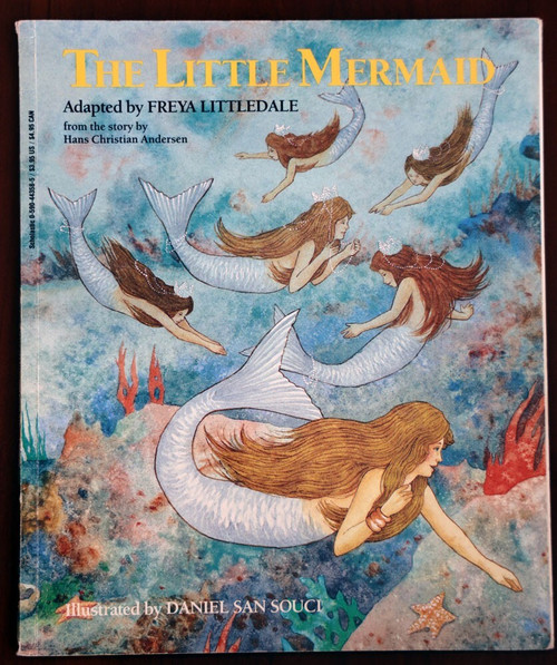 The Little Mermaid Adapted by Freya Littledale 1986 Scholastic Paperback Vintage