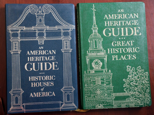 AMERICAN HERITAGE GUIDE Historic Houses of America + Great Historic Places Books