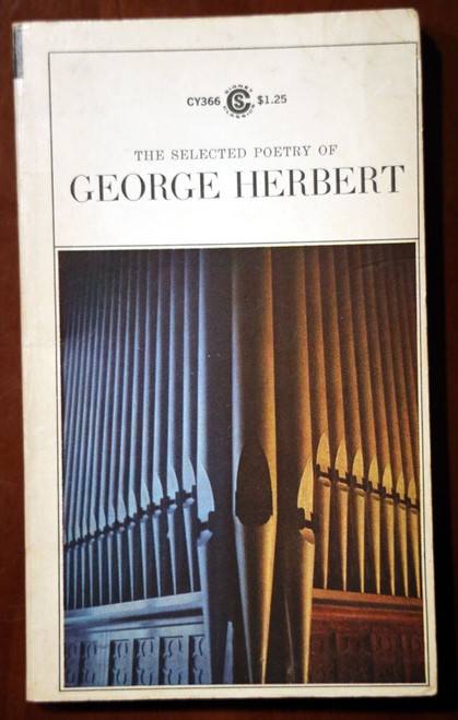 Selected Poetry of GEORGE HERBERT 1967 1st Printing Signet Classics Paperback