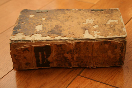 1851 Gebet-Buch Antique German Prayerbook MEEL STARK Reutlingen B. Kurtz CLASPS