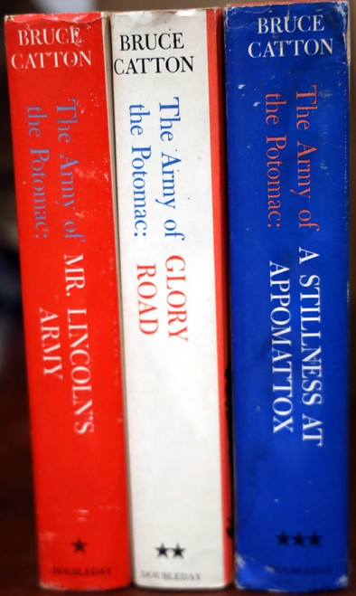BRUCE CATTON The Army of the Potomac Trilogy 3-Volume Book Set HC/DJ Civil War