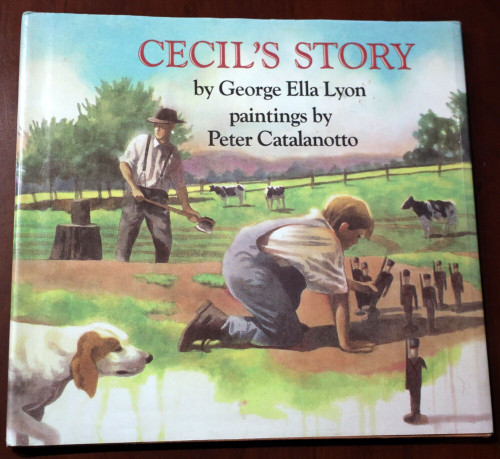 CECIL'S STORY by George Ella Lyon & Peter Catalanotto SIGNED 1991 U.S. Civil War