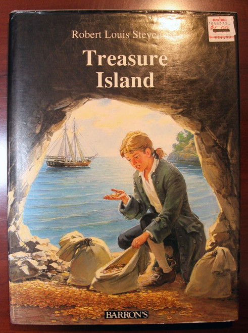 Treasure Island by Robert Louis Stevenson 1989 Barron's HC/DJ Igor Iljinski