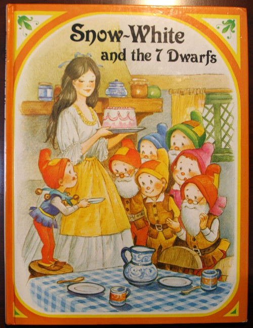 Snow White and the 7 Dwarfs 1986 J.L. Maclas S. Vintage Hardcover Jane Carruth