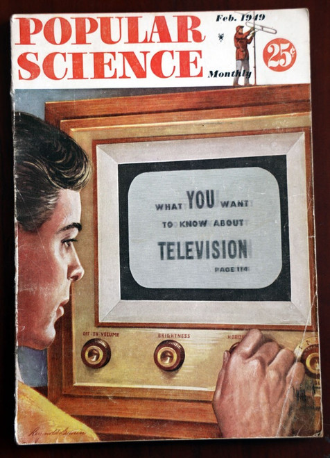 POPULAR SCIENCE Feb. 1949 Vintage Monthly Magazine February Mechanics/Handicraft