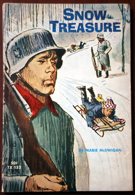 SNOW TREASURE by Marie McSwigan 1965 Vintage Scholastic Paperback NORWAY WWII