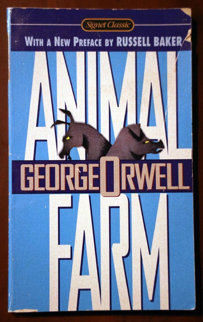 ANIMAL FARM by George Orwell 1996 Signet Vintage Paperback Baker Preface CE2634