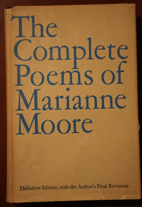 The Complete Poems of Marianne Moore 1980 HC/DJ Definitive Edition Poetry Book