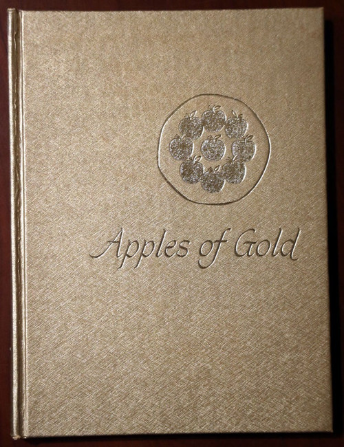 Apples of Gold by Jo Petty 1962 C.R. Gibson Company Vintage Hardcover POETRY