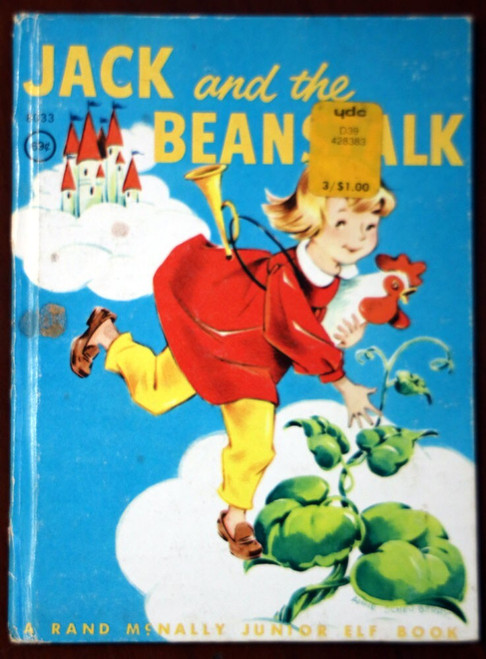 Jack and the Beanstalk 1951 Vintage Rand McNally Junior Elf Book #8033