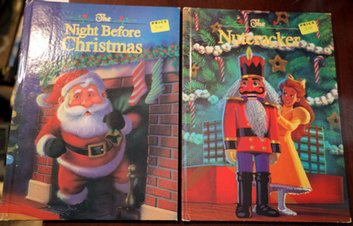 The Night Before Christmas + The Nutcracker Vintage Landoll Children's Book Lot