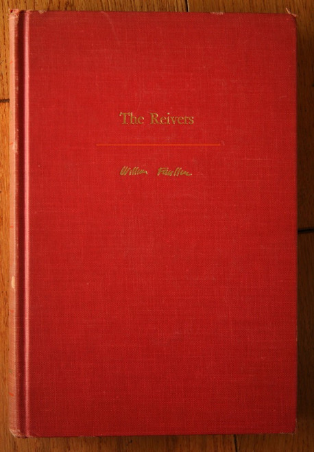 The Reivers: A Reminiscence by William Faulkner 1962 Random House Red Hardcover